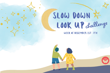 The Slow Down, Look Up Challenge!