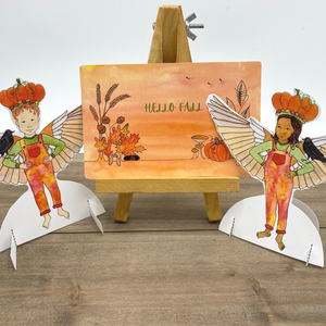 Autumn Nature Table Fairies