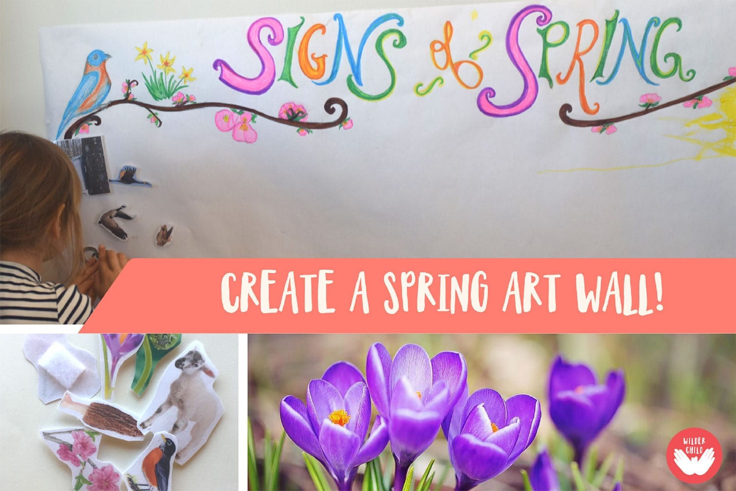 Chronicle Spring With a Family Art Wall! – Wilder Child