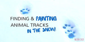 Painting Animal Tracks in the Snow