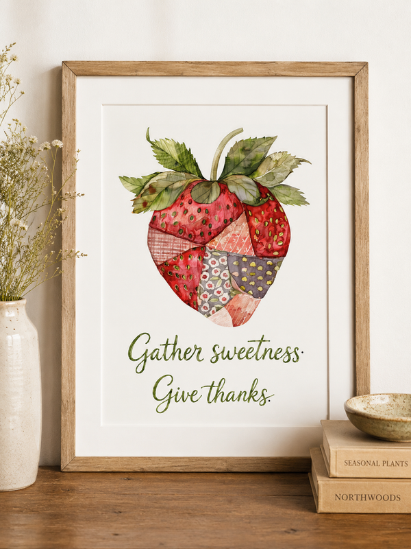 Strawberry Print - DIGITAL PRINT